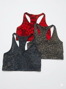 Lot of three Z by Zella Longline Sports Bras size medium